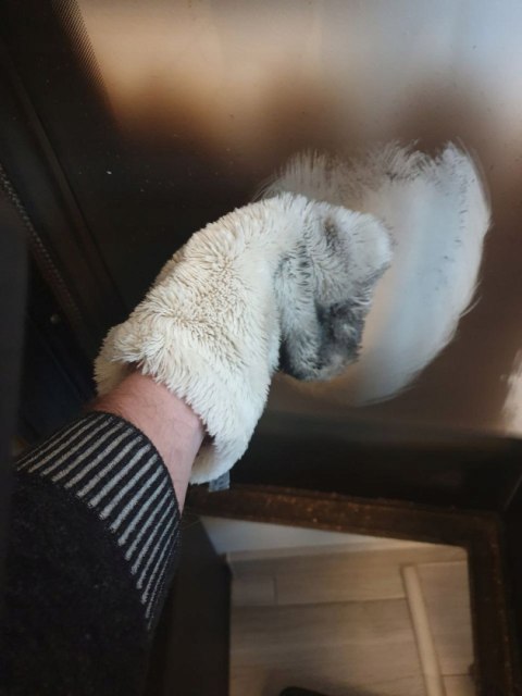 Rękawica Raypath biała antybakteryjna do czyszczenia na mokro M