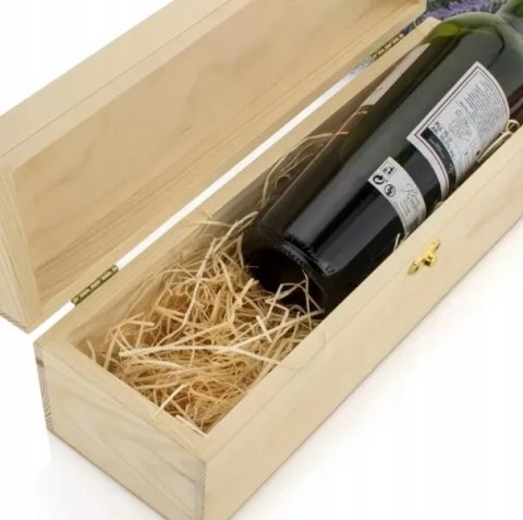 Drewniana skrzynka na wino - IDEALNY PREZENT na każdą okazję! NA 60-TKE 10