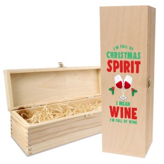 Drewniana skrzynka na wino - IDEALNY PREZENT na każdą okazję! NA ŚWIĘTA 17