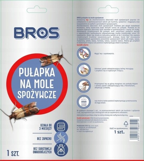 BROS Pułapka na mole spożywcze 20 szt