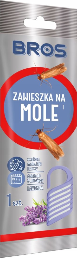 BROS Zawieszka na mole Lawenda 30 szt