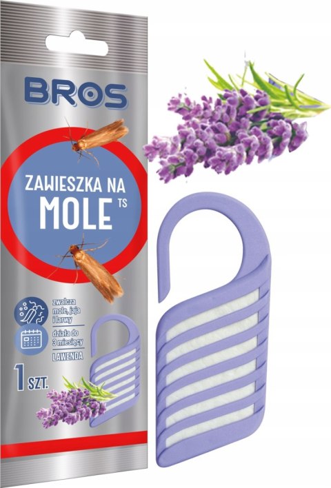 BROS Zawieszka na mole Lawenda 30 szt