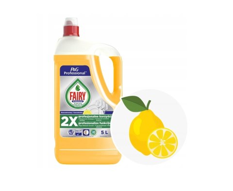 FAIRY Plyn do naczyn duży zapal 5L Lemon cytryna