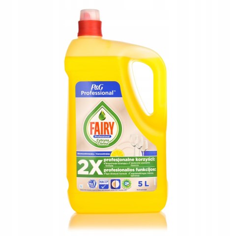 FAIRY Plyn do naczyn duży zapal 5L Lemon cytryna