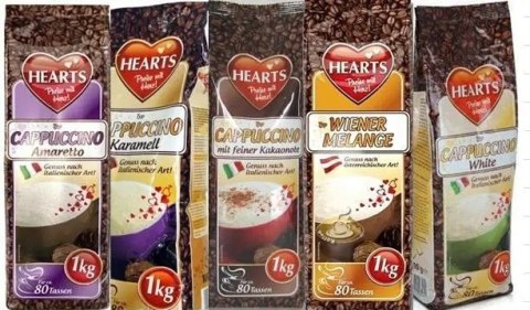 HEARTS Cappucino 1kg Amaretto (10)
