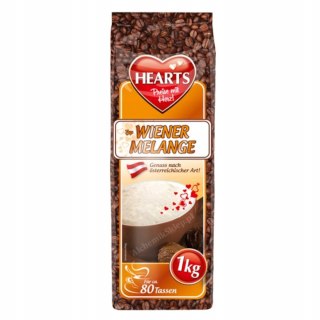 HEARTS Cappucino kawa rozpuszczalna napój kawowy 1kg Wiener Melange