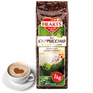 HEARTS Kawa rozpuszczalna napój Cappucino 1kg Irish Cream