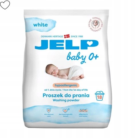 JELP Baby 0+ Proszek 18 Prań 1,35kg Biały do białego