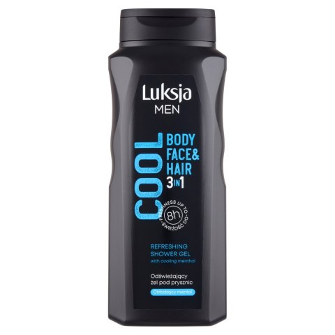 LUKSJA Żel pod prysznic odświeżający 500ml Men Cool