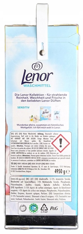 Lenor Sensitiv Proszek do Prania 4,95kg