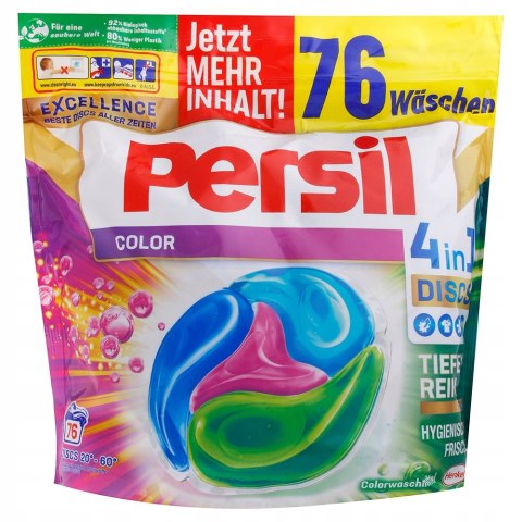 PERSIL 4in1 76 Discs Color Kapsułki do prania tkanin koloru