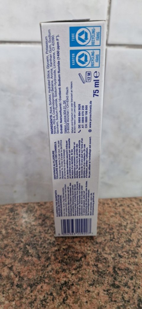 SENSODYNE Pasta do zębów 75ml ProSchmelz Sanft Weiss