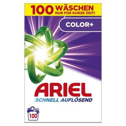 Ariel Color Proszek do Prania Koloru Tkanin Kolorowych 6kg 100 prań DE