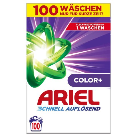 Ariel Color Proszek do Prania Koloru Tkanin Kolorowych 6kg 100 prań DE