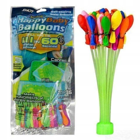 BALONY NA WODĘ AUTOMATYCZNE BOMBY WODNE BALON GWINT ZESTAW 111