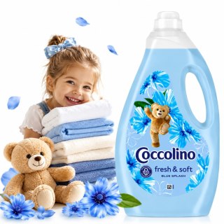 Coccolino Fresh&Soft płyn do płukania Blue Splash Niebieski 3L 120 prań