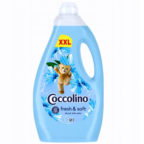 Coccolino Fresh&Soft płyn do płukania Blue Splash Niebieski 3L 120 prań