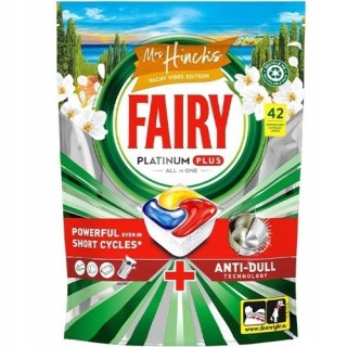 Fairy Platinum Plus All in One Lemon 42szt kapsułki do zmywarki