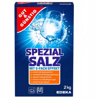 G&G Sól do Zmywarki 2kg Niemiecka Skuteczna Ochrona Zmywarki