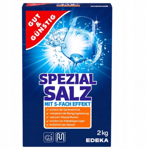G&G Sól do Zmywarki 2kg Niemiecka Skuteczna Ochrona Zmywarki