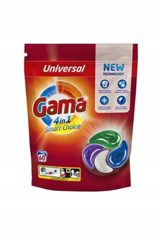 Gama Kapsułki do prania Cleaning Power Universal All in1 60szt
