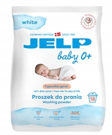 JELP Baby 0+ Proszek Hipoalergiczny Do Prania dla dzieci 1,35kg