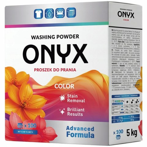 ONYX COLOR PROSZEK DO PRANIA KOLORU 5kg 100 PRAŃ SKUTECZNY