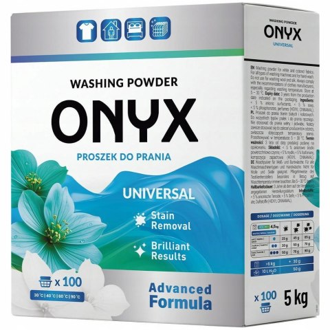 ONYX Professional Uniwersalny Proszek Do Prania 5 kg Biel i Kolory