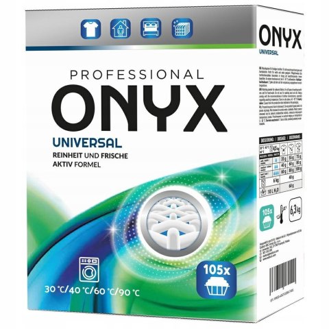 ONYX Proszek Do Prania Uniwersalny 105 Prań 6,3kg XXL