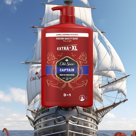 Old Spice Captain żel pod prysznic dla mężczyzn męski płyn do kąpieli 1L