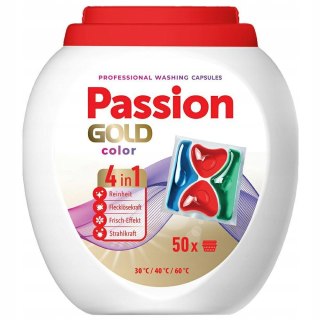 PASSION GOLD Kapsułki do prania 50szt 4w1 Color