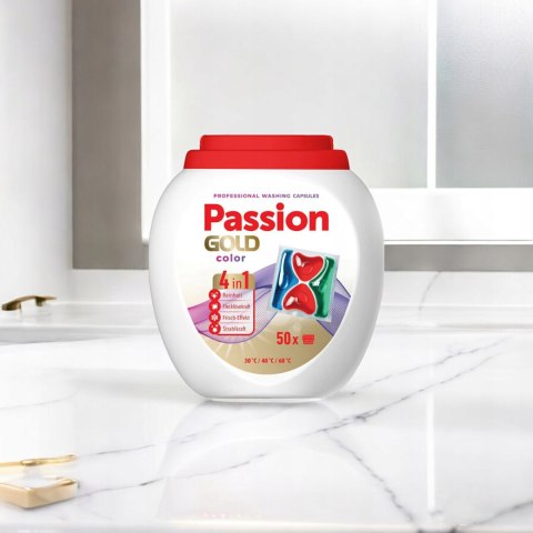 PASSION GOLD Kapsułki do prania 50szt 4w1 Color