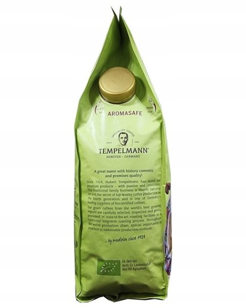 TEMPELMANN AURELIAS CREMA BIO 1KG Kawa Ziarnista 100% Arabica