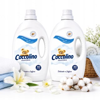 Zestaw Coccolino płyn do płukania Sensitive & Soft Delikatny 2x3l 240 prań