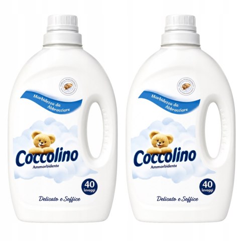 Zestaw Coccolino płyn do płukania Sensitive & Soft Delikatny 2x3l 240 prań