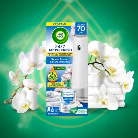 AIR WICK Elektryczny odświeżacz 19ml Świeże pranie bawełna