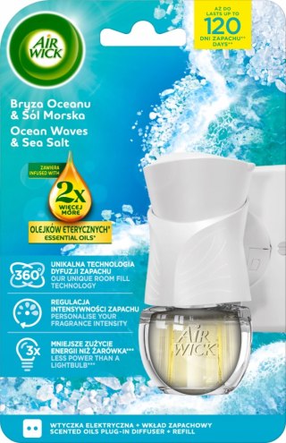 Air Wick Elektryczny Odświeżacz Wkład 19ml Bryza Oceanu