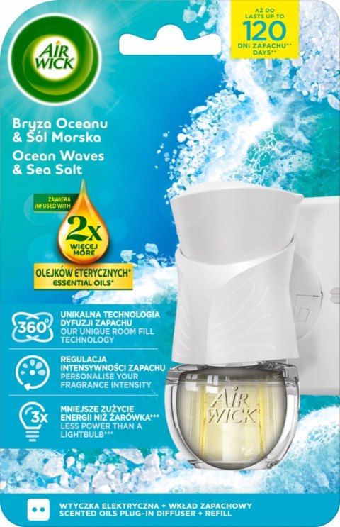 Air Wick Elektryczny Odświeżacz Wkład 19ml Bryza Oceanu