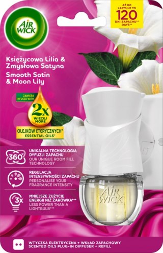 Air Wick Elektryczny Odświeżacz Wkład 19ml Księżycowa Lilia