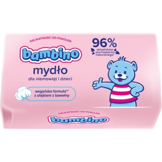 BAMBINO Mydło dla niemowląt i dzieci, kostka 90g w kostce hipoalergiczne