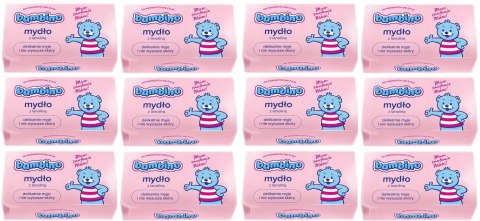 BAMBINO Mydło dla niemowląt i dzieci, kostka 90g w kostce hipoalergiczne