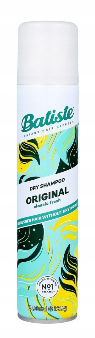 BATISTE Suchy szampon 200ml Original do każdego koloru włosów