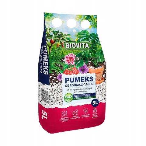 Biovita Pumeks ogrodniczy 5L BIO 100% naturalny drenaż podłoże EKO Agro