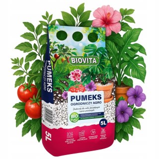 Biovita Pumeks ogrodniczy BIO 100% naturalny drenaż podłoże EKO Agro 5L