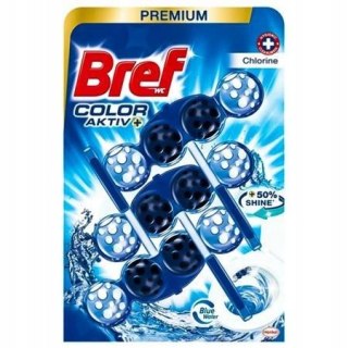 Bref Color Aktiv Kostka Zawieszka WC Chlor 3x50g Barwiąca