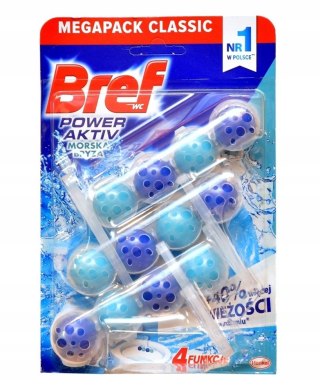 Bref Power Aktiv Kostka Zawieszka do WC Ocean 3x50g Trójpak