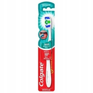 Colgate 360° Medium szczoteczka do zębów średnia 1szt