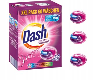 DASH Kapsułki tabletki do prania 60szt Color 3w1 do koloru