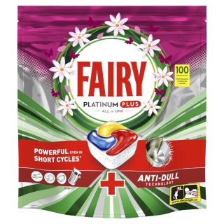 Fairy Kapsułki do zmywarki Fairy Platinum All In One Cytryna 100 szt.