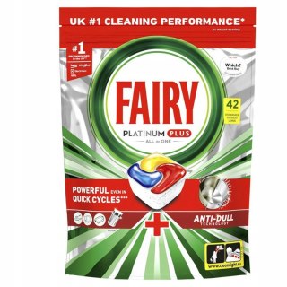 Fairy Platinum Plus All in One Lemon 42szt kapsółki do zmywarki